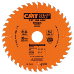 CMT Orange Kreissägeblätter für Querschnitte, für Handkreissägen - D184x2,6 d16 Z40 HW #292.184.40E