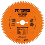 CMT Orange Kreissägeblätter für Querschnitte, für Handkreissägen - D260x2,5 d30 Z80 HW -5°Neg #294.0