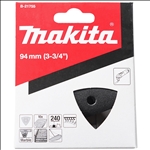 Makita 10 Stk. Schleifpapier Deltoid, 94 mm, K240, Stein/Glas #B-21755