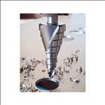 Bosch Stufenbohrer HSS-TiN, für Kabelverschr., M10 - M40, 10 mm, 125,5 mm, 12 Stufen #2608587434