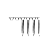 Bosch Gipsfaserplattenschraube 3,9 x 30 mm, 1000er-Pack #2608000553
