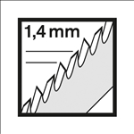 Bosch Stichsägeblatt U 1 AO Clean for Wood, 3er-Pack #2608637724