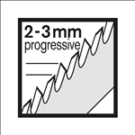 Bosch Stichsägeblatt U 234 X Progressor for Wood, 3er-Pack #2608633525