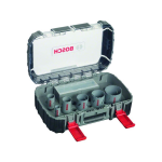 Bosch 11-teiliges HSS Bi-Metall-Lochsägen-Set für Elektriker, 22–65 mm #2608580886