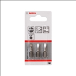 Bosch Schrauberbit Extra-Hart S 0,6 x 4,5, 25 mm, 3er-Pack #2607001459