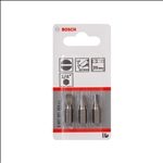 Bosch Schrauberbit Extra-Hart S 1,0 x 5,5, 25 mm, 3er-Pack #2607001464