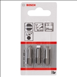 Bosch Schrauberbit Extra-Hart S 1,2 x 6,5, 25 mm, 3er-Pack #2607001466