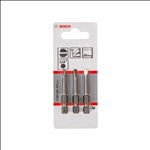 Bosch Schrauberbit Extra-Hart S 0,6 x 4,5, 49 mm, 3er-Pack #2607001477