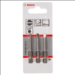 Bosch Schrauberbit Extra-Hart S 0,6 x 4,5, 49 mm, 3er-Pack #2607001477