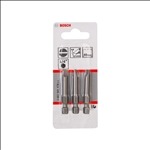 Bosch Schrauberbit Extra-Hart S 0,8 x 5,5, 49 mm, 3er-Pack #2607001479