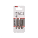 Bosch Schrauberbit Extra-Hart S 1,0 x 5,5, 49 mm, 3er-Pack #2607001481