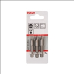 Bosch Schrauberbit Extra-Hart S 1,2 x 8,0, 49 mm, 3er-Pack #2607001485