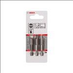 Bosch Schrauberbit Extra-Hart S 1,6 x 8,0, 49 mm, 3er-Pack #2607001487