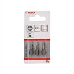 Bosch Schrauberbit Extra-Hart PH 1, 25 mm, 3er-Pack #2607001508