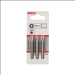 Bosch Schrauberbit Extra-Hart PH 3, 51 mm, 3er-Pack #2607001524