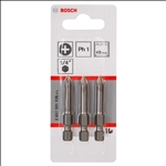 Bosch Schrauberbit Extra-Hart PH 1, 49 mm, 3er-Pack #2607001526