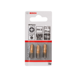 Bosch Schrauberbit Max Grip, PH 3, 25 mm, 3er-Pack #2607001548