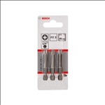 Bosch Schrauberbit Extra-Hart PZ 3, 49 mm, 3er-Pack #2607001579