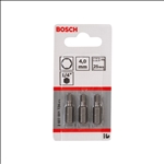 Bosch Schrauberbit Extra-Hart HEX 4, 25 mm, 3er-Pack #2607001724