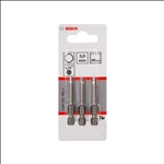 Bosch Schrauberbit Extra-Hart HEX 3, 49 mm, 3er-Pack #2607001732