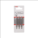 Bosch Doppelklingenbit-Set, 3-teilig, S0,6x4,5, PH1, S0,8x5,5, PH2, S1,2x6,5, PH3,60mm #2607001746