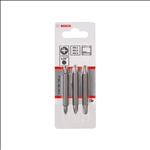 Bosch Doppelklingenbit-Set, 3-teilig, PH1, PH1, PH2, PH2, PH3, PH3, 60 mm #2607001748