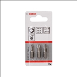 Bosch Schrauberbit-Set, Extra Hard, 3-tlg., PZ1, PZ2, PZ3, 25 mm #2607001753