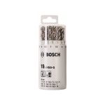 Bosch 19-tlg. Metallbohrer-Set HSS-G, DIN 338, 135° im Kunststoffrohr, 1–10 mm #2607018361