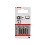 Bosch Schrauberbit Extra-Hart R3, 25 mm, 3er-Pack #2608521110