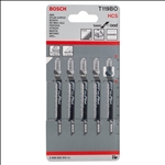 Bosch Stichsägeblatt T 119 BO Basic for Wood, 5er-Pack #2608630310