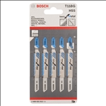 Bosch Stichsägeblatt T 118 G Basic for Metal, 5er-Pack #2608631012