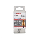 Bosch Stufenbohrer HSS-TiN, für Kabelverschraubung, 6 - 37 mm, 10 mm, 93 mm, 12 Stufen #2608587435