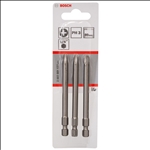 Bosch Schrauberbit Extra-Hart PH 3, 89 mm, 3er-Pack #2607001537