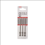 Bosch Schrauberbit-Set Extra-Hart, 3-teilig, T8, T10, T15, 89 mm #2607001759