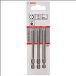 Bosch Schrauberbit-Set Extra-Hart, 3-teilig, T20, T25, T30, 89 mm #2607001760