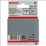 Bosch Schmalrückenklammer Typ 55, 6 x 1,08 x 19 mm, 1000er-Pack #1609200373