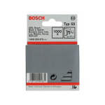 Bosch Schmalrückenklammer Typ 55, 6 x 1,08 x 19 mm, 1000er-Pack #1609200373