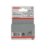 Bosch Flachdrahtklammer Typ 52, 12,3 x 1,25 x 12 mm, 1000er-Pack #2609200207