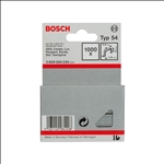 Bosch Flachdrahtklammer Typ 54, 12,9 x 1,25 x 10 mm, 1000er-Pack #2609200220