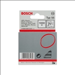 Bosch Schmalrückenklammer Typ 55, 6 x 1,08 x 18 mm, 1000er-Pack #2609200223