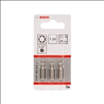 Bosch Schrauberbit Extra-Hart T20, 25 mm, 3er-Pack #2607001611