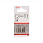 Bosch Schrauberbit Extra-Hart T25, 25 mm, 3er-Pack #2607001615