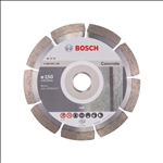 Bosch Diamanttrennscheibe Standard for Concrete, 150 x 22,23 x 2 x 10 mm, 1er-Pack #2608602198