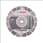 Bosch Diamanttrennscheibe Standard for Concrete, 230 x 22,23 x 2,3 x 10 mm, 1er-Pack #2608602200