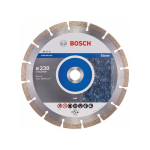 Bosch Diamanttrennscheibe Standard for Stone, 230 x 22,23 x 2,3 x 10 mm, 1er-Pack #2608602601