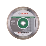 Bosch Diamanttrennscheibe Standard for Ceramic, 230 x 22,23 x 1,6 x 7 mm, 1er-Pack #2608602205