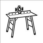 Bosch Scheibennutfräser Expert for Wood, 8 mm, D1 50,8 mm, L 4 mm, G 8 mm #2608629387