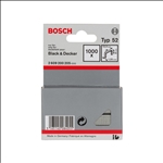 Bosch Flachdrahtklammer Typ 52, 12,3 x 1,25 x 8 mm, 1000er-Pack #2609200205