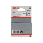 Bosch Flachdrahtklammer Typ 52, 12,3 x 1,25 x 8 mm, 1000er-Pack #2609200205