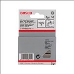 Bosch Feindrahtklammer Typ 53, 11,4 x 0,74 x 8 mm, 1000er-Pack, rostfrei #2609200215